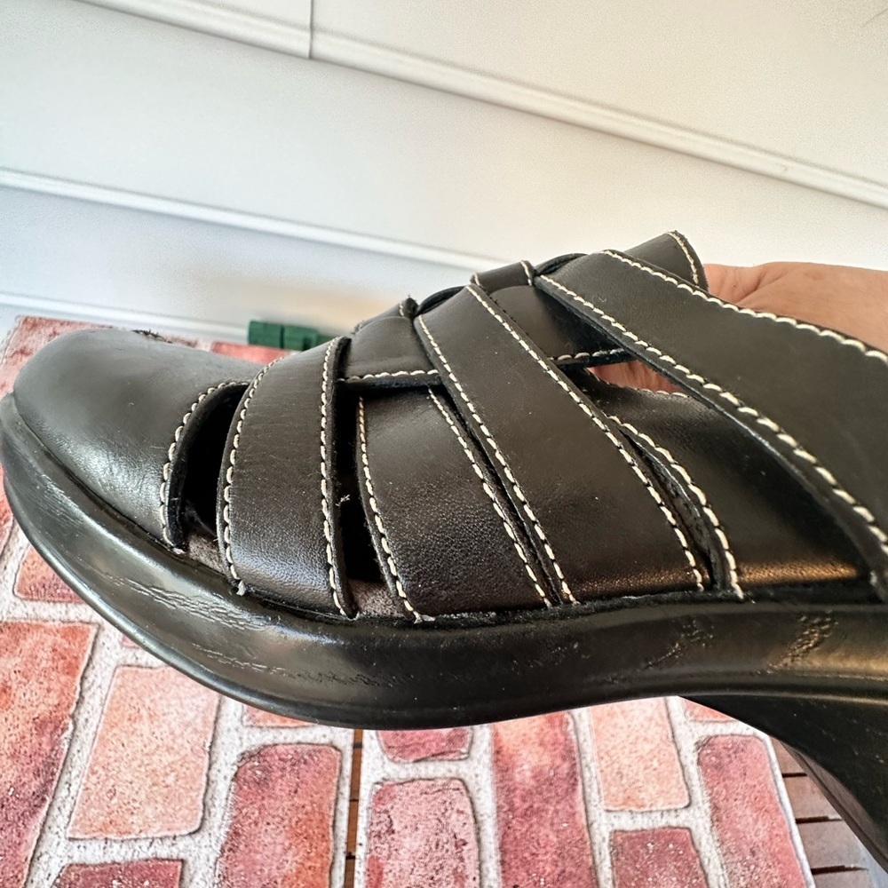 Dr Scholls women’s leather clogs size 9.5 - Picture 6 of 9